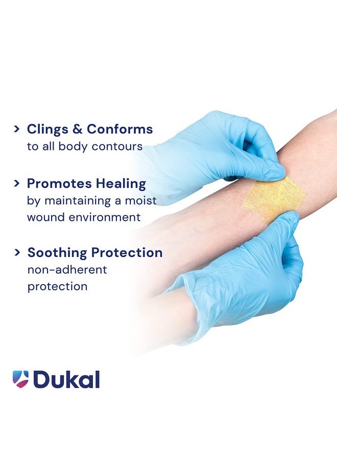 Dukal 214 Xeroform Petrolatum Gauze, Sterile, 2" W x 2" L 25 Count (Pack of 1) - Image 3