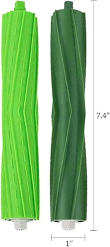 GIBTOOL Replacement Rubber Roller Brushes Compatible for iRobot Roomba E & I & J Series (2 Set Roller Brushes) - Image 4