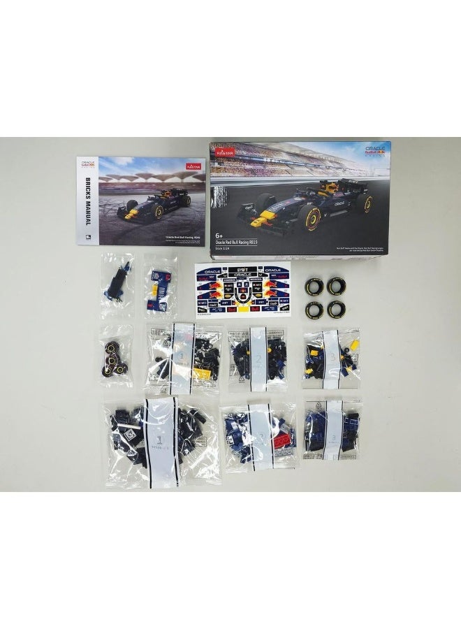راستار طقم بناء سيارة أوراكل ريد بُل ريسينغ RB19 1:24 333 قطعة - 92500 - Image 5