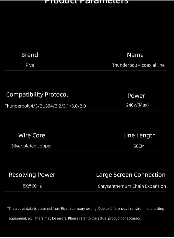 piva - BEVA DC-01 Type-C to Type-C Cable Extension Extension Cable Supports Up to 240W 0.5 Meter - Image 1