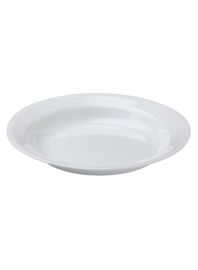 Corelle Winter Frost White 15oz Rimmed Glass Soup Bowl, Pack of 6