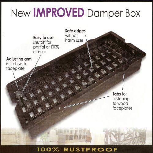 Decor Grates سجل الأرضية Decor Grates SPH410-NKL بتصميم متعرج، 4x10، تشطيب نيكل مصقول - Image 5