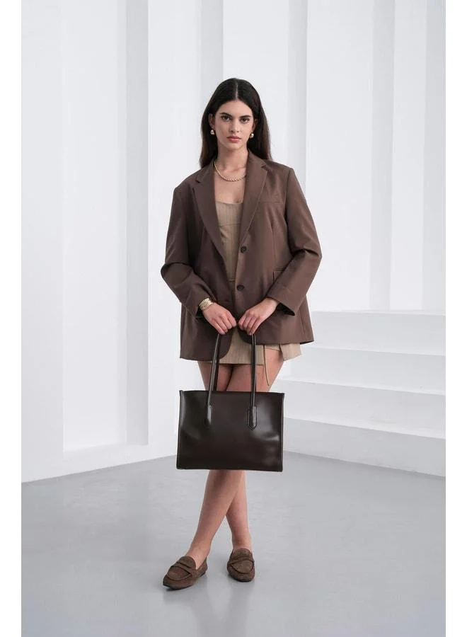 Shule Bags  Paella Shoulder Bag Bitter Coffee. for Women | Best Price UAE