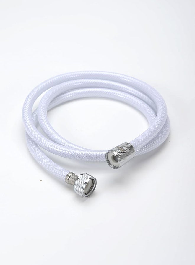 Home Pro HomePro shower hose PVC Long Shattaf Bidet Hose For Bathroom Flexible Hose Pipe Sprayer Extension White1.5M - Image 1