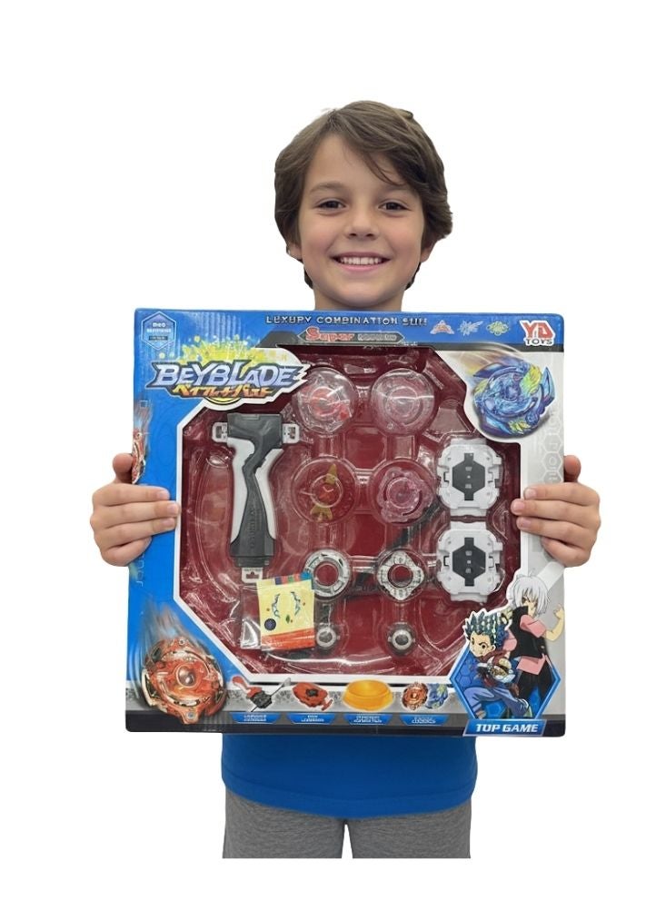 Premium Beyblade Battle Set with Launchers & Spinning Tops – Competitive Arena Toy for Kids - Image 2