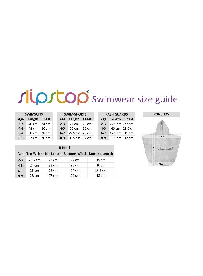 Slipstop Slipstop Golden Junior Swimsuit for Girls (Pastel Rainbow, 8 - 9 years) - Image 2