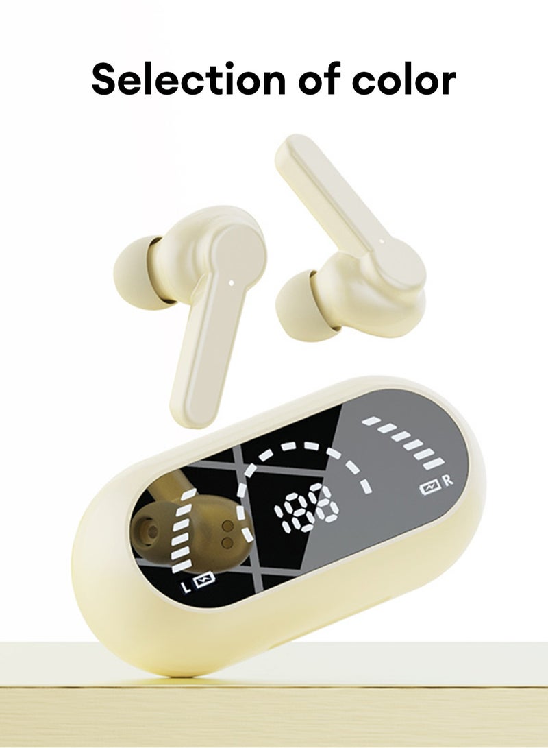 Icool X65 Wireless Bluetooth Headset - Beige - Image 2