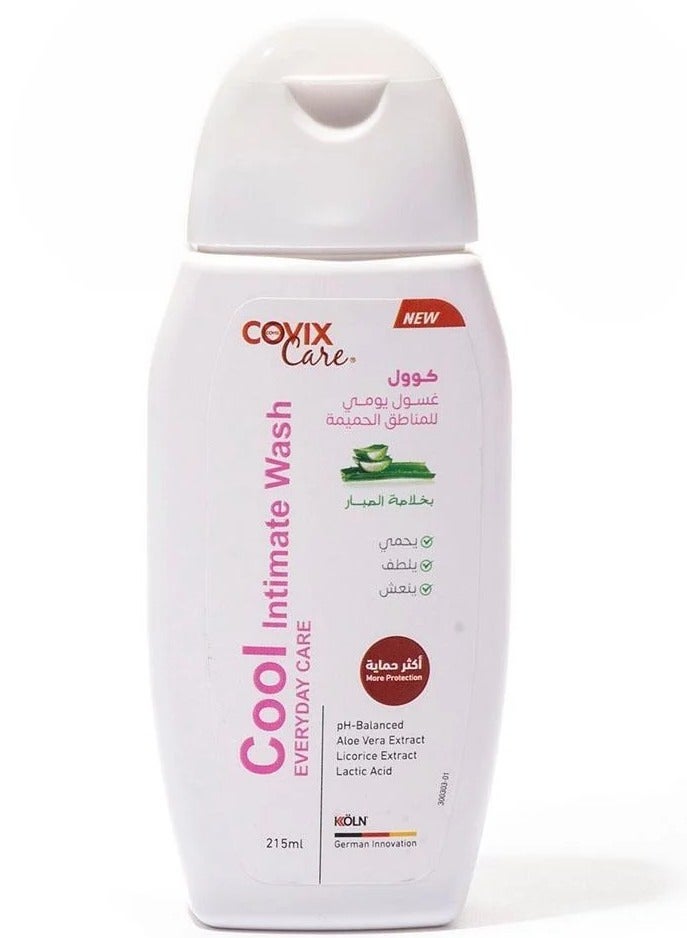 covix care Cool Intimate Wash Aloe Vera Extract 215 ml