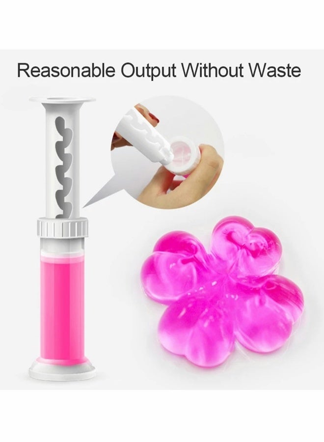 Toilet Descaler Cleaner Toilet Cleaner Gel, Natural Fragrance Deodorant Rose Ocean Scent 2 Pack - Image 3