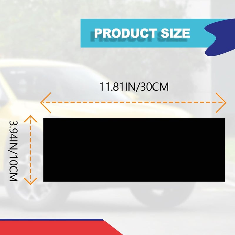 RBOKO 3PCS DIY Carbon Fiber Decals Emblem Kit - Image 2