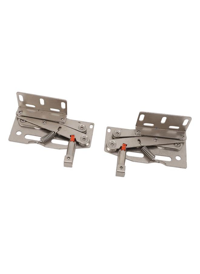 Thoraya Scissor Spring Hinge 45 Degree Cold Rolled Steel Nickel Plating Hydraulic Damping Cabinet Scissor Hinge for Furnitures  - Image 3