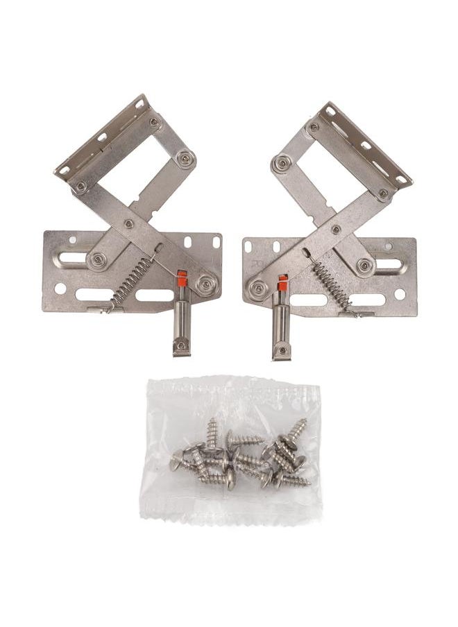 Thoraya Scissor Spring Hinge 45 Degree Cold Rolled Steel Nickel Plating Hydraulic Damping Cabinet Scissor Hinge for Furnitures  - Image 1