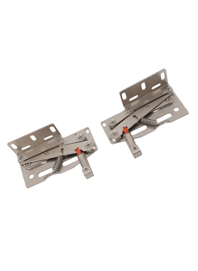 Thoraya Scissor Spring Hinge 45 Degree Cold Rolled Steel Nickel Plating Hydraulic Damping Cabinet Scissor Hinge for Furnitures  - Image 2