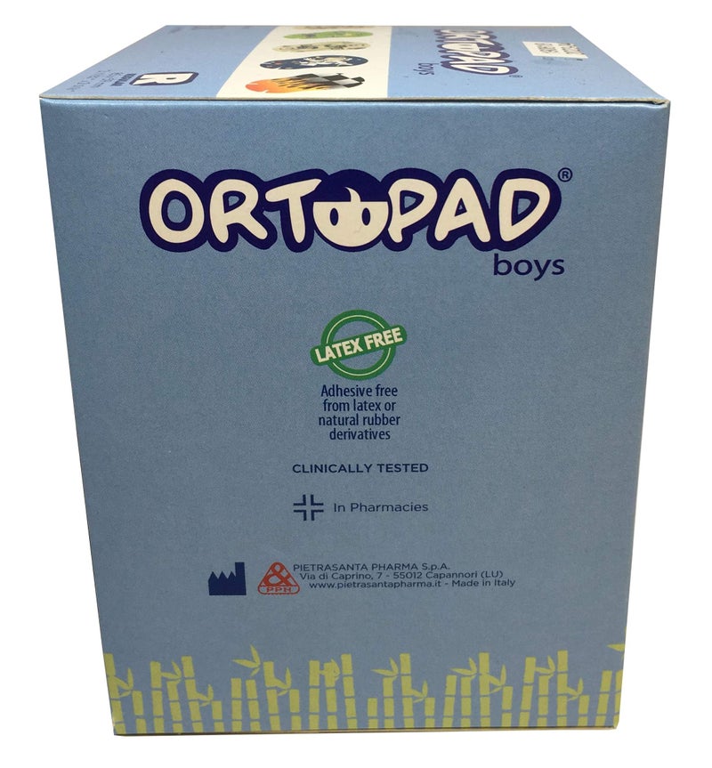 Ortopad Ortopad® Bamboo Boys Eye Patches, 50/Box (Regular Size, 4+ yrs) Racing Flames Pack  - Image 3