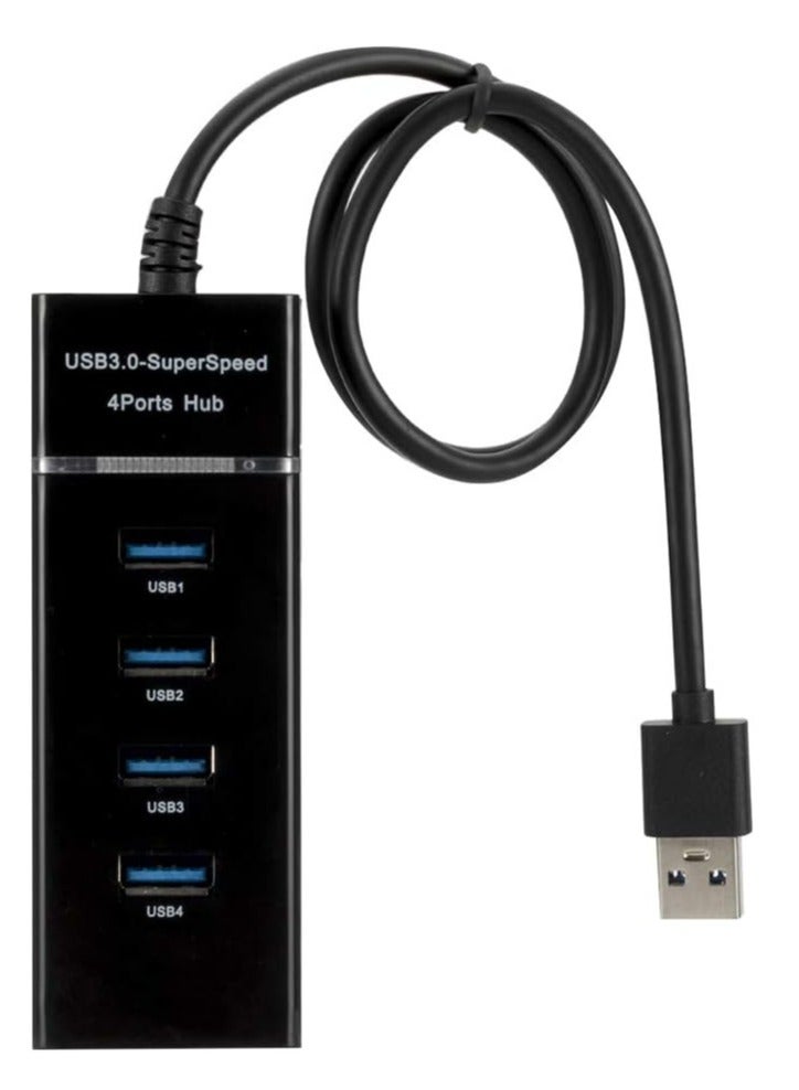 Loquat High Speed 4 Port 3.0 Multi USB Hub Splitter Expansion - Image 1