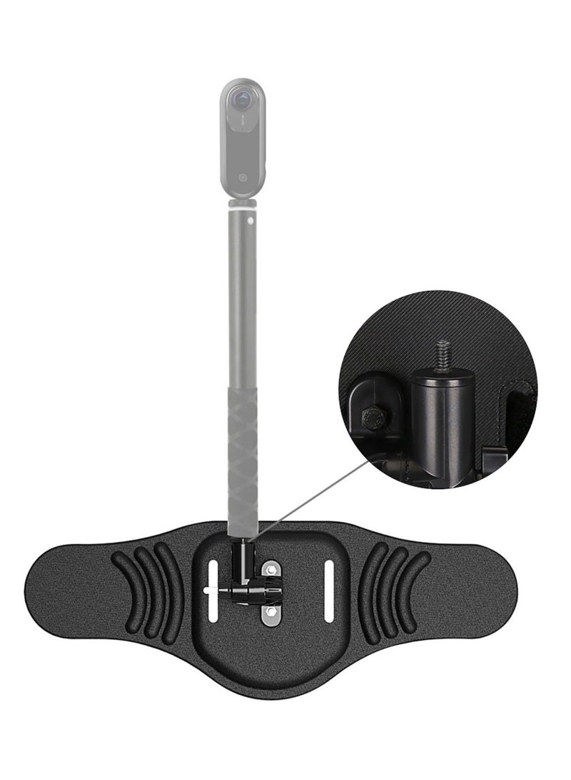 بولوز حامل حزام مناسب لكاميرات الحركة البانورامية Insta360 ONE X و GoPro Fusion و Ricoh Theta S/Theta V/Theta SC36 مع محول وبراغي - Image 1