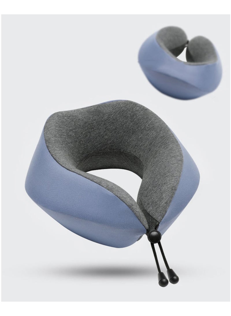 Arabest Travel Pillow, Memory Foam Neck Pillow with Comfortable & Breathable Cover for Sleeping, Car, Train, Bus and Home Use - Image 4