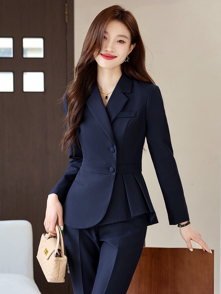 High-End Suit Work Clothes Suit Women'S Fashion Temperament Goddess Fan Manager Business Wear President'S Dress Micro Trousers - Image 3