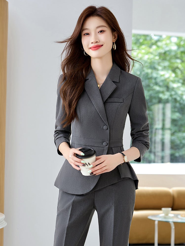 High-End Suit Work Clothes Suit Women'S Fashion Temperament Goddess Fan Manager Business Wear President'S Dress Micro Trousers - Image 5