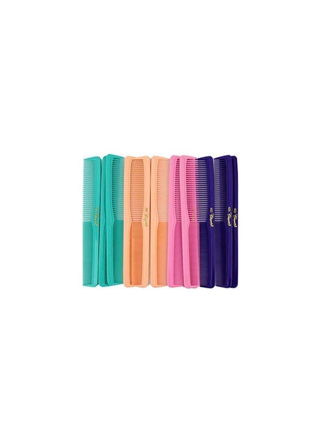 7 inch All Purpose hair Comb. Hair Cutting Combs. Barberâ€™s & Hairstylist Combs. Fresh Mix 12 Units.