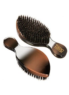 Torino Pro Curve Wave Brush 158 Medium 100% Boar Bristle Curved 360 Wave Stub Brush Great For Laying Down 360 Waves And Use Before Using Wave Cap Or Durag Luxury Wave Brush For Men 360