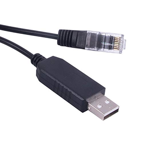 Usangreen EQMOD ASCOM Equatorial Mount Control Cable for Skywatcher HEQ5pro AZEQ5 AZEQ6 EQ6-R Support Set Up Sofware Manual Download Support Windows 10 Android (16ft/500cm, Asiair or PC to Mount Black) - Image 1