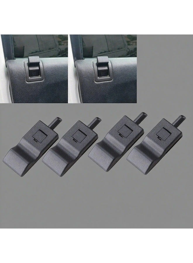 Bukela 4pcs Ebony Black Door Lock Knobs Front/Rear Fits for Chevy Tahoe GMC Yukon 2007-2014 Driver Passenger - Image 1