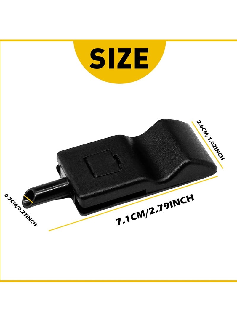 Bukela 4pcs Ebony Black Door Lock Knobs Front/Rear Fits for Chevy Tahoe GMC Yukon 2007-2014 Driver Passenger - Image 5