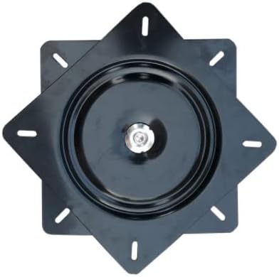MANCHAP 4 PCS 7 Inch Bar Stool Swivel Plate Replacement Ball Bearing Seat Swivel Base Mount Plate for Bar Stool Swivel Chair or Recliner Black - Image 4