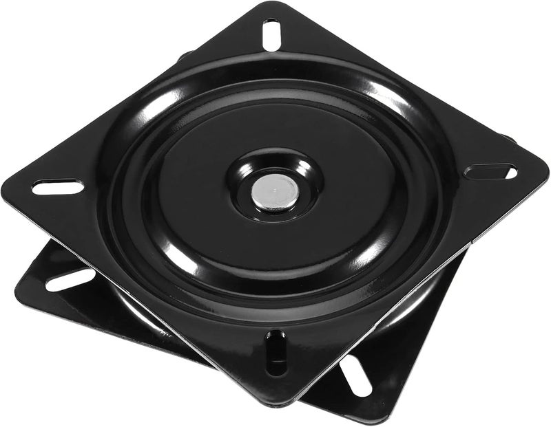 MANCHAP 4 PCS 7 Inch Bar Stool Swivel Plate Replacement Ball Bearing Seat Swivel Base Mount Plate for Bar Stool Swivel Chair or Recliner Black - Image 5