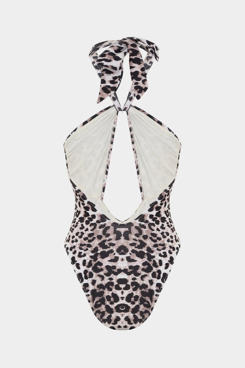Açelya Okcu Azalea Okcu Premium Leopard Pattern Demeter Fit Women's Swimsuit  - Image 2