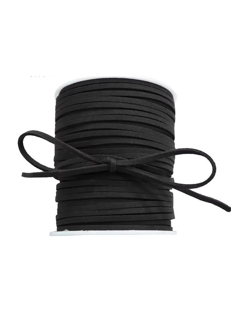 كارتوجيفز حبل تغليف باقات الزهور – خيط جلدي بسمك 3 مم وطول 50 ياردة للزينة والربط - Image 1