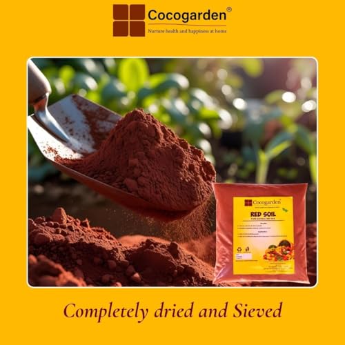 Cocogarden Natural Red Soil for Plants - 1 kg, Organic Fertilizer, Well-Drained Soil for All Vegetables, Flowers and Home Gardening Plants - Image 3