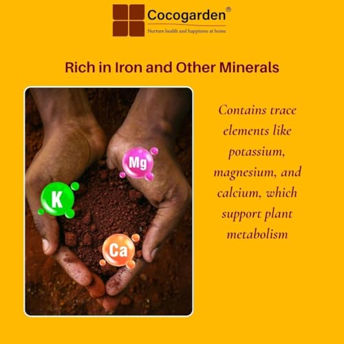 Cocogarden Natural Red Soil for Plants - 1 kg, Organic Fertilizer, Well-Drained Soil for All Vegetables, Flowers and Home Gardening Plants - Image 4