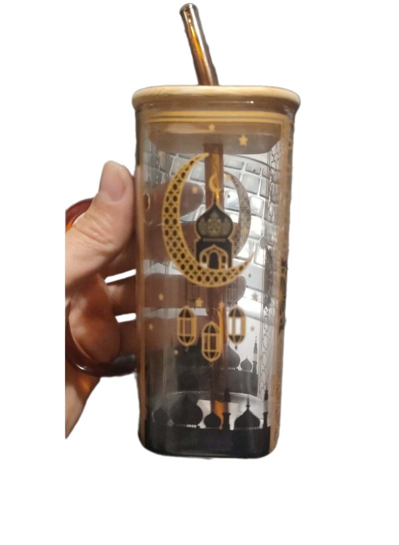 أكواب زجاجية بتصاميم رمضانية، قد يختلف التغليف - Image 1