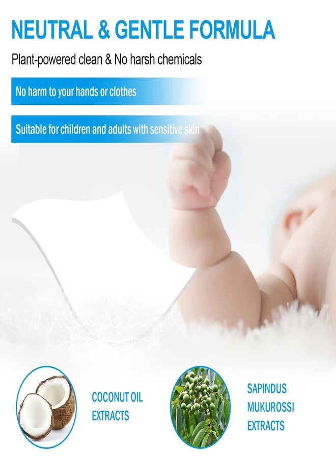 Binbata Laundry Detergent Sheets, Up To 128 Loads Hypoallergenic Eco-Friendly Unscented Biodegradable Plastic Free Liquidless Sheets Suitable for Sensitive Skin - Image 3