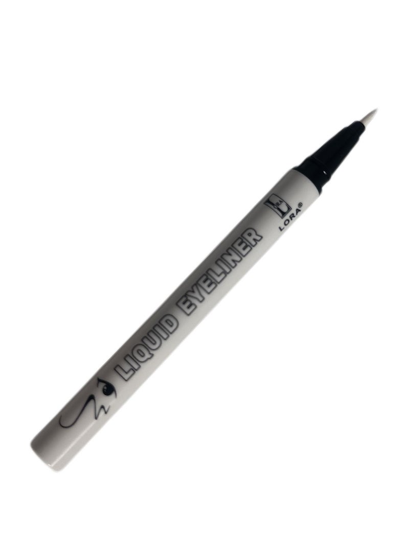 LORA Black And Beige Eyeliner And White Eyeliner Set Excellent Cream For Sparkling And Precise Eyes With Waterproof And Long Lasting Performance 3 Pieces  - Image 3