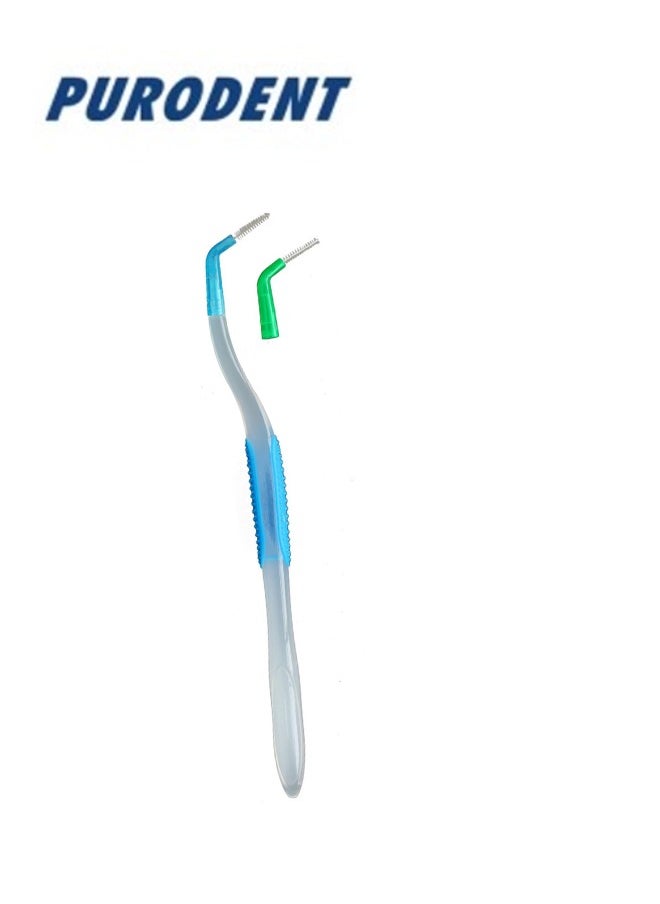 Interdental care set interdental brush with 2 heads
