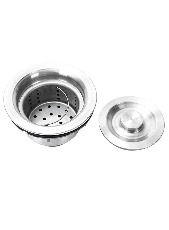 LAWAZIM Stainless Steel Sink Strainer - Anti-Clogging Drain Basket with Removable Filter & Stopper, Easy Clean Basin Waste Assembly, Universal Replacement Fitting for Kitchen & Bathroom Use - Image 5