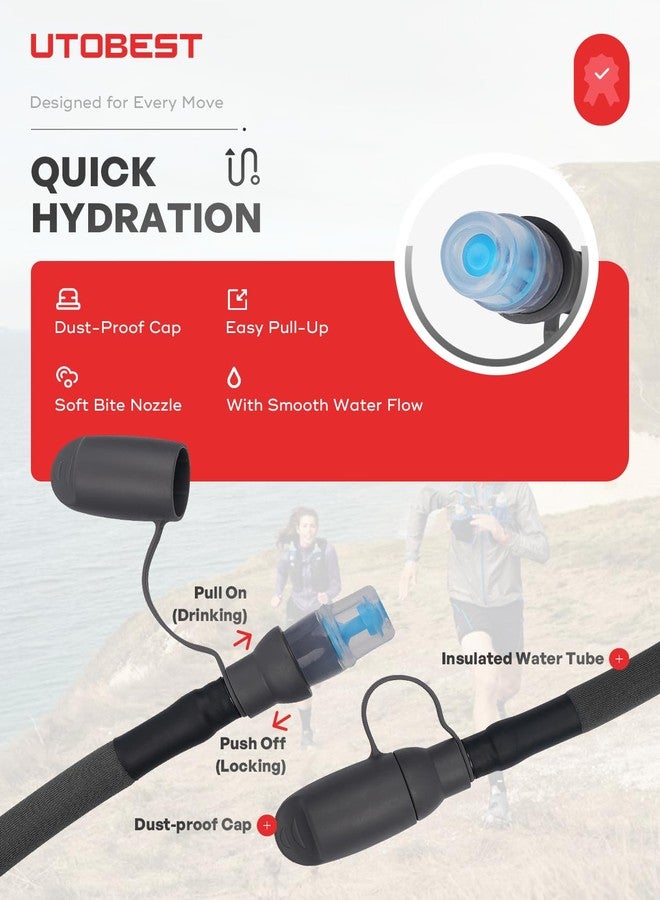 UTOBEST Water Bladder 1.5L Hydration Bladder for Hiking Backpack - Image 4