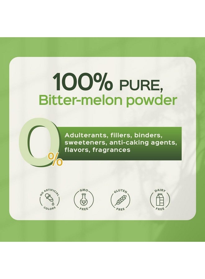 bixa Botanical Bitter Melon Powder | Ayurvedic herb Helps Improve Liver Function | Herbal Supplement for Skin and Stomach -1 Pound (16 Oz/ 454 GRM) - Image 2