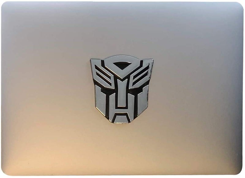 YARAKETA 2 PCS in Set Transformers Emblem - 3" Tall for Car Autobot Sticker Pair Chrome Finish PVC Auto Emblems Transformers Autobot Car Accessories - Image 4