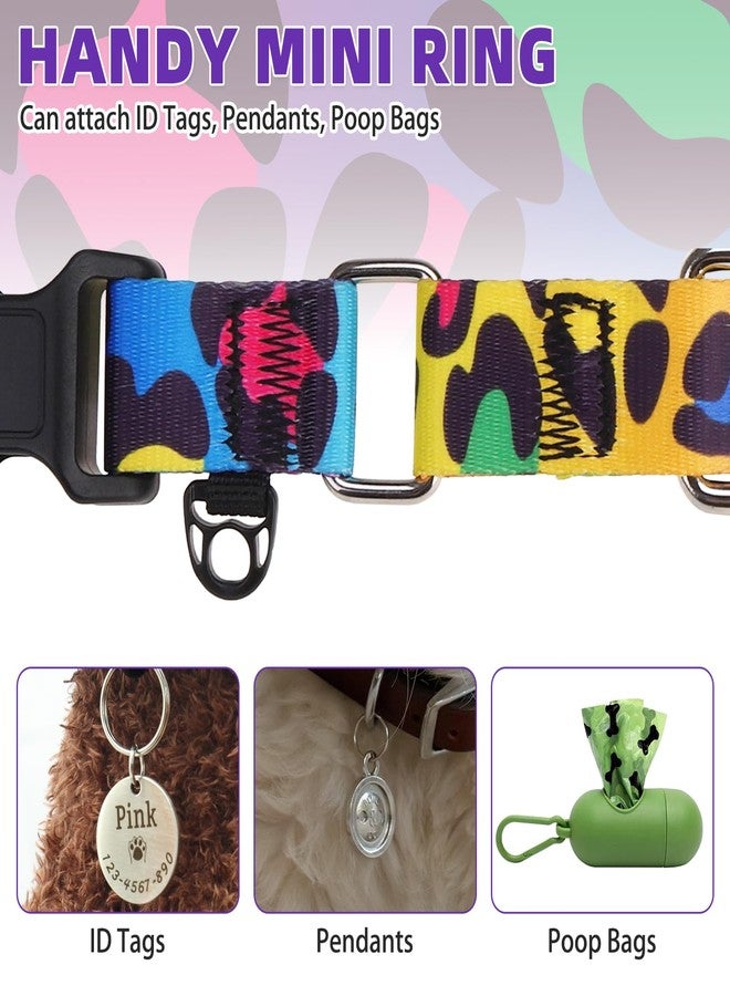 KOOLTAIL Martingale Collar for Dogs, Soft Padded Nylon Heavy Duty Dog Collar for Small Medium Large Dogs, Adjustable No Pull Durable Wide Puppy Training Collar with Pattern Design for Boys Girls, M - Image 5