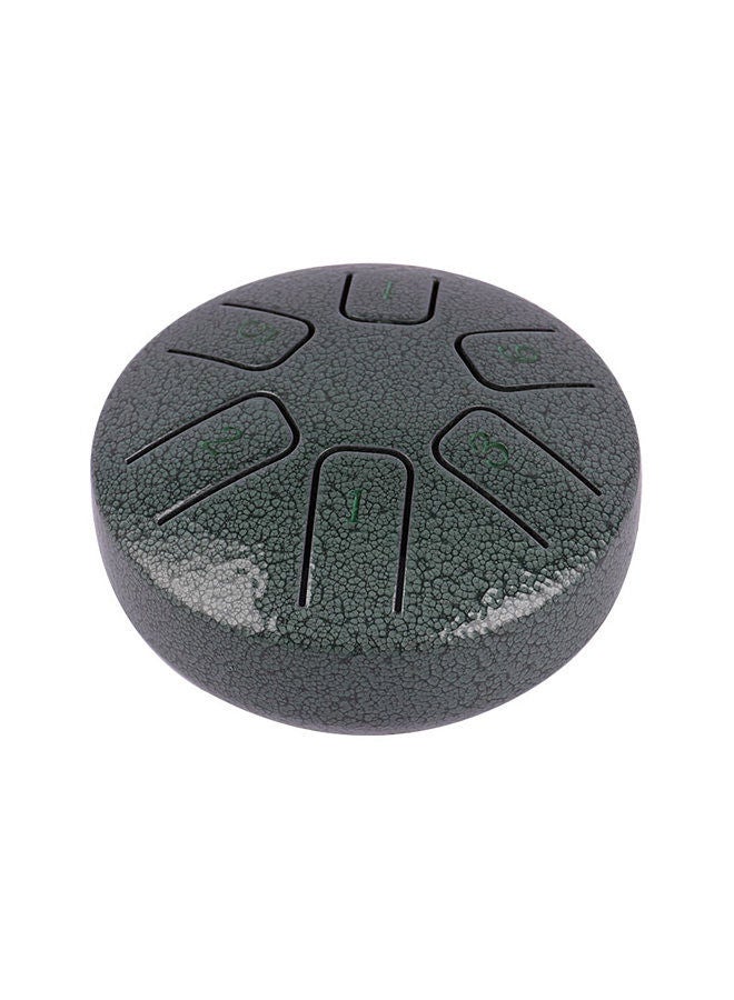 Generic 6 notes 3.8-inch mini steel tongue drum hand pan drum zen drum percussion instrument with drumsticks for beginner musical education concert mind healing yoga meditation - Image 1