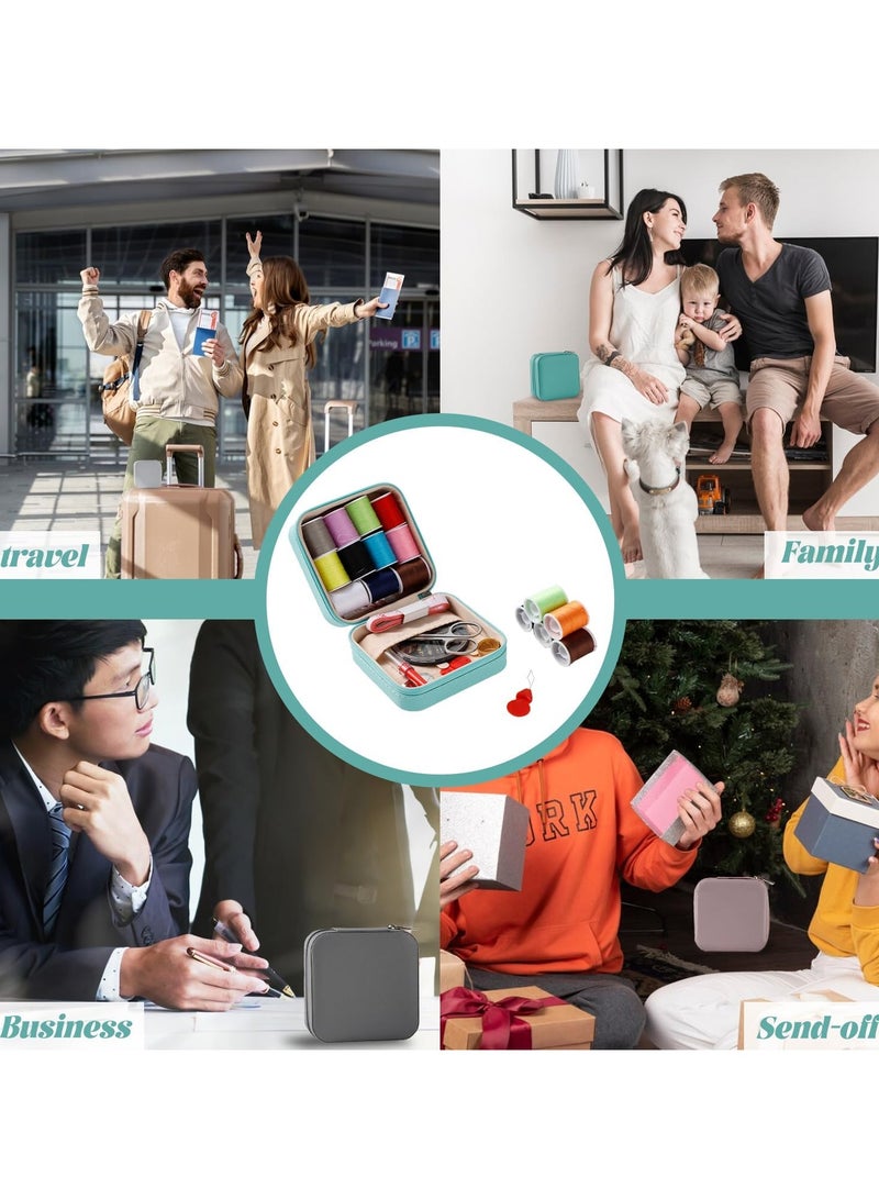 DANIM 46 Piece Sewing Kit  Compact & Complete Travel Set Sewing Kit for Beginners and Advanced with Sewing Tools Supplies Storage Case Professional Sewing Supplies Accessories - Image 4