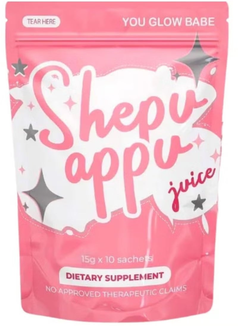 You Glow Babe Shepu Appu Juice 15g X 10 Sachets  - Image 1