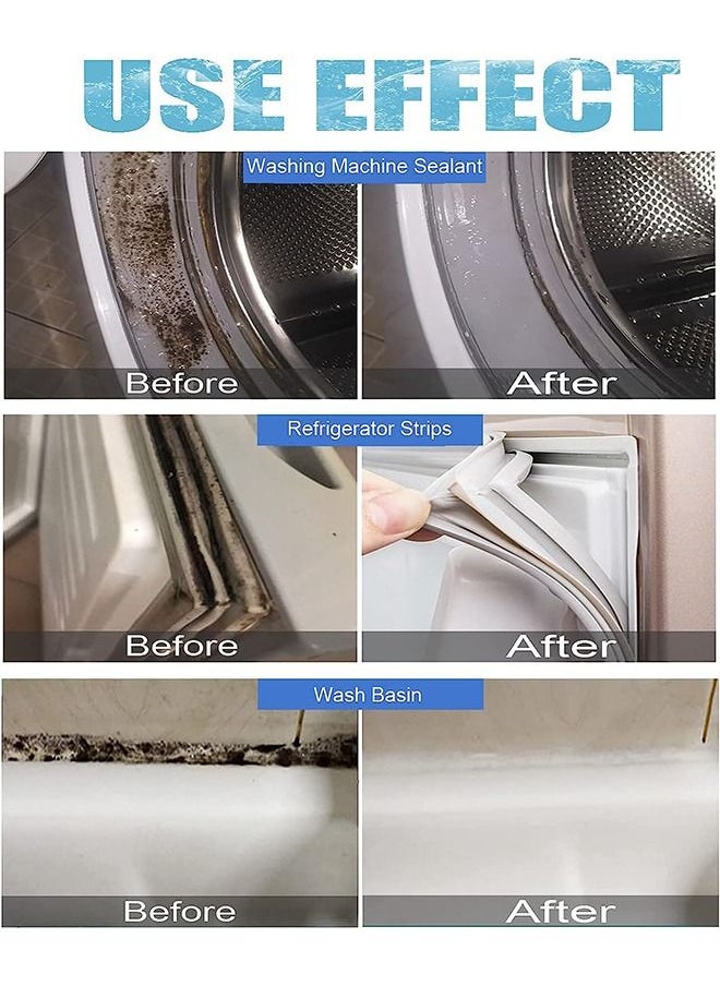WILLIAM WEIR - Mold and Mildew Removal Gel Stain Cleaner Household Cleaning for Washing Machine Washer Tiles Grout Sealant Kitchen Bathroom Sinks Showers Bathtub - Image 1