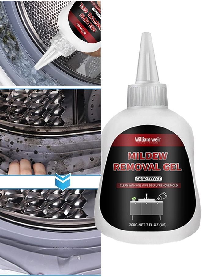 WILLIAM WEIR - Mold and Mildew Removal Gel Stain Cleaner Household Cleaning for Washing Machine Washer Tiles Grout Sealant Kitchen Bathroom Sinks Showers Bathtub - Image 1