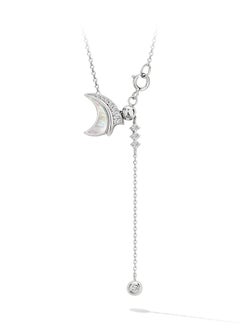 AWNL Atlantis Mother of Pearl Necklace with Sterling Silver Pendant Gift for Women Wife Girlfriend Mother  - Image 1