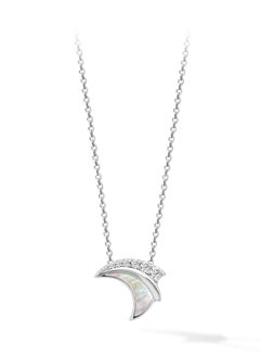 AWNL Atlantis Mother of Pearl Necklace with Sterling Silver Pendant Gift for Women Wife Girlfriend Mother  - Image 2